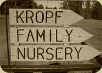 Kropf Family Nursery Sign